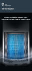 Màn hình LCD Máy lọc ion âm gia đình với tia cực tím