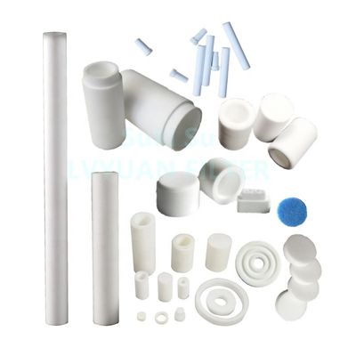 Cột dầu lỏng Hộp mực rỗng Bộ lọc nhựa thiêu kết với 1 - 100Um Micron