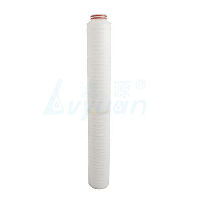 ISO9001 115mm OD 50um Hộp lọc xếp nếp Polypropylene