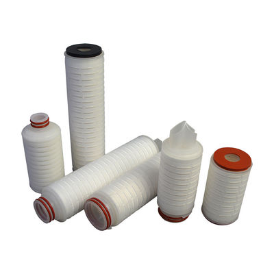 Hộp lọc xếp nếp 28mm ID PTFE PP với 226 222 phẳng / vây